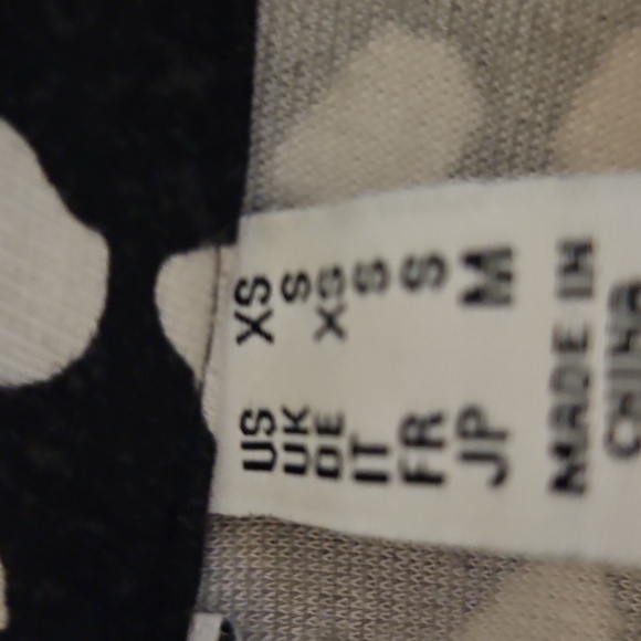 Isaac Mizrahi Black and White Polka Dot Sweater - Picture 3 of 4